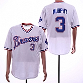 Braves 3 Dale Murphy White Throwback Jersey Dzhi,baseball caps,new era cap wholesale,wholesale hats